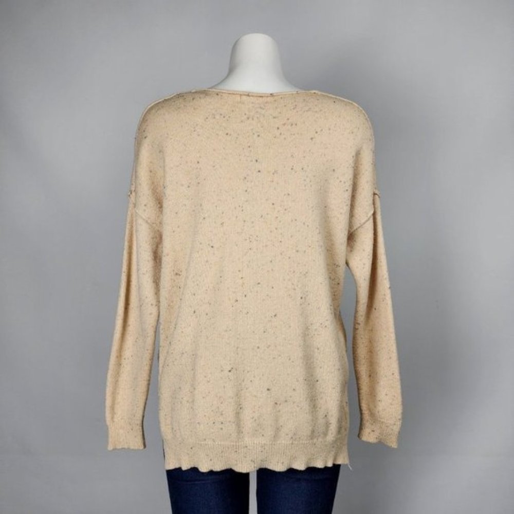 DREAMERS Cream Knit Sweater Size S/M - Picture 5 of 7